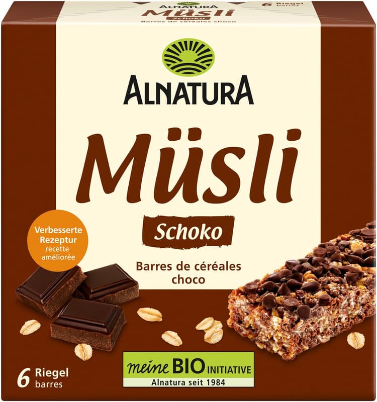 Alnatura ECO Baton Musli cu ciocolata