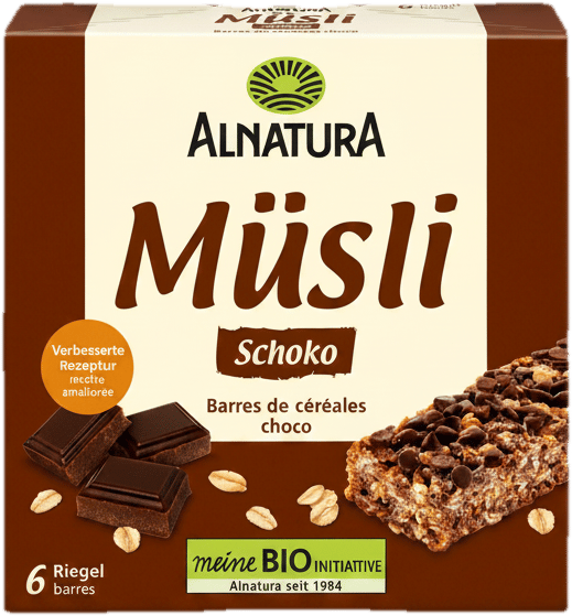 Alnatura ECO Baton Musli cu ciocolata