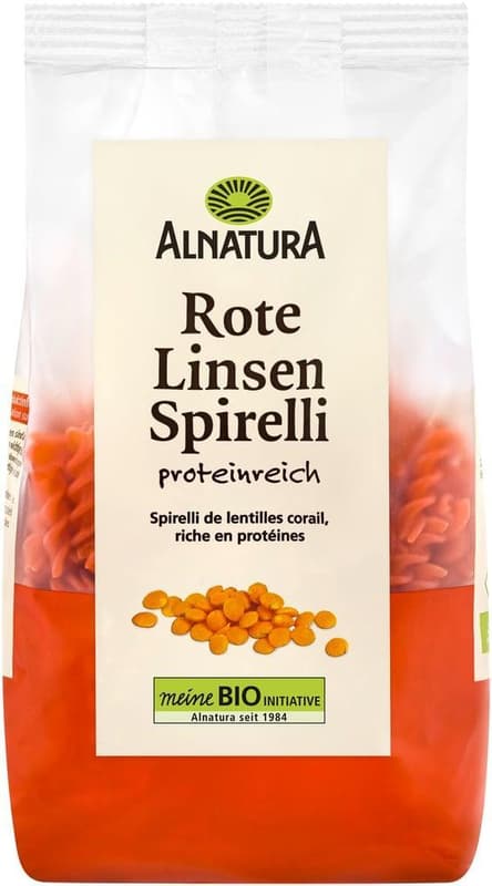 Alnatura ECO Paste spirale de linte rosie
