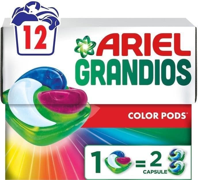 Ariel Grandios Color Pods Detergent capsules, 12 washes