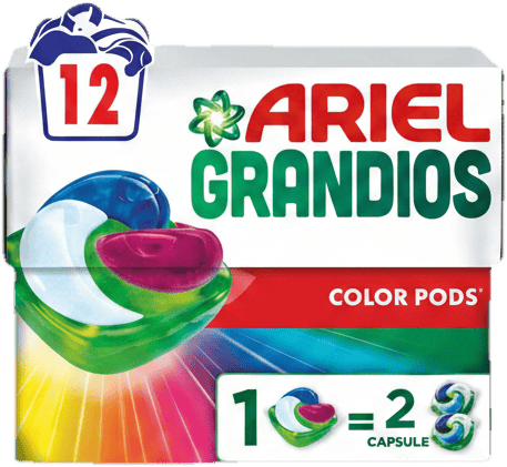 Ariel Grandios Color Pods Detergent capsules, 12 washes