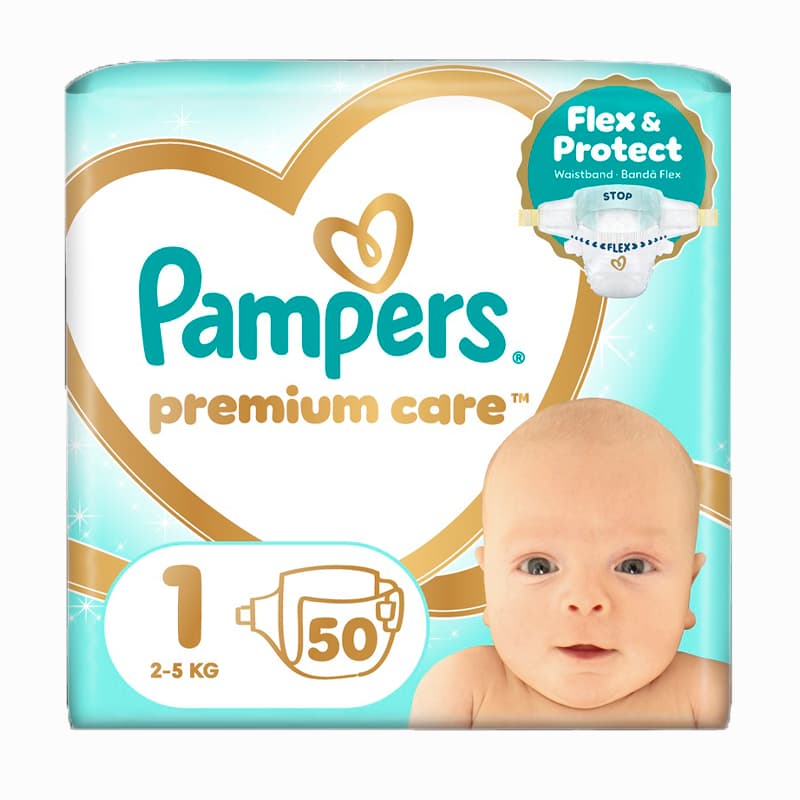 PAMPERS PREMIUM CARE NEWBORN SCUTECE 26 BUCATI MARIMEA 1