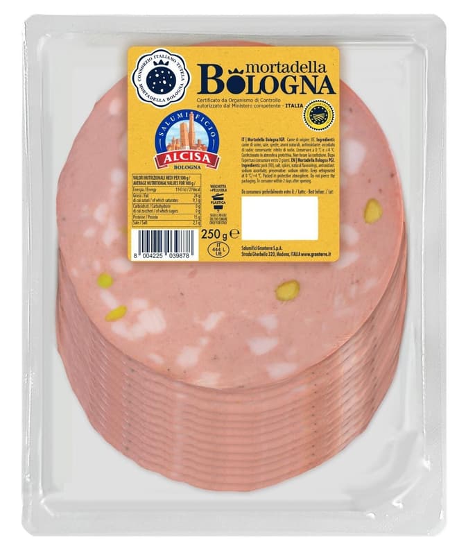 Alcisa Mortadella Bologna cu fistic IGP feliata
