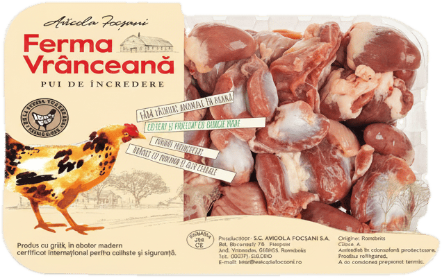 Ferma Vranceana Chicken gizzards and hearts
