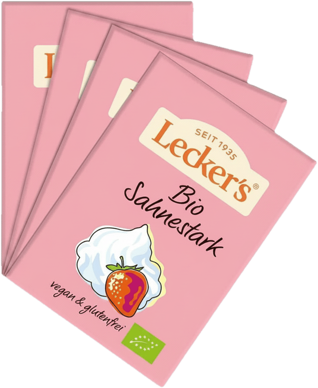 Lecker's ECO Intaritor pentru creme si frisca 4x8g