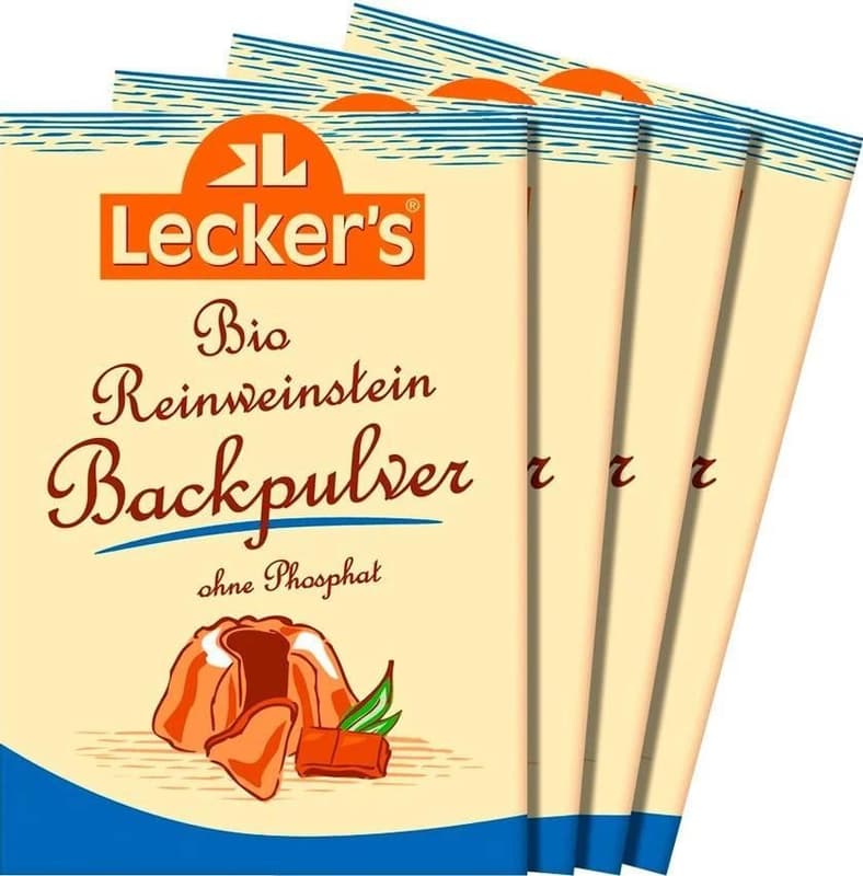 Lecker's ECO Praf de copt pur, fara fosfat, 4x21g