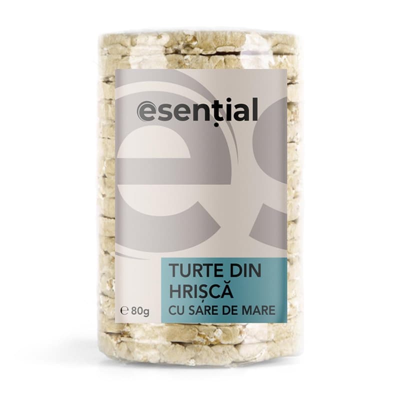 Esential Turte din hrisca cu sare de mare