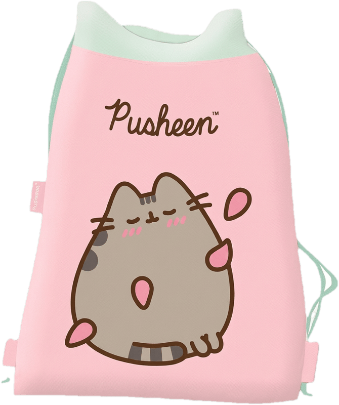 St. Majewski Pusheen Drawstring Backpack for Kids