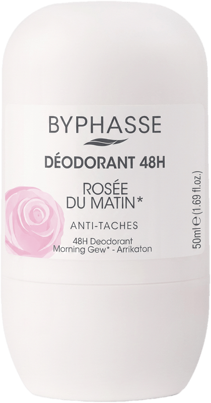 Byphasse Deodorant roll on, rose