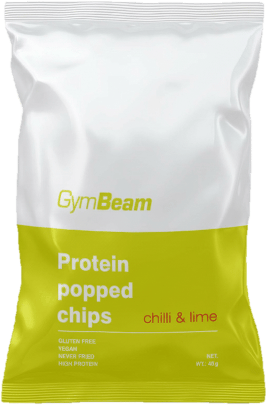 GymBeam Protein chips chili and lime