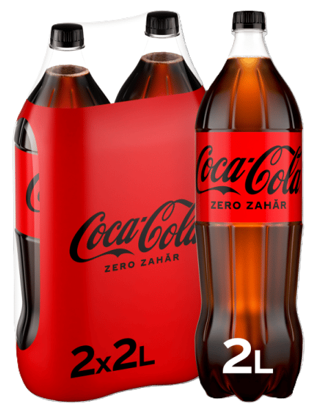 Coca-Cola Zero Bautura racoritoare carbogazoasa 2x2l pet