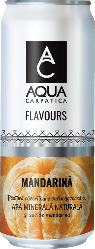 Aqua Carpatica Carbonated soft drink with mineral water and tangerine juice