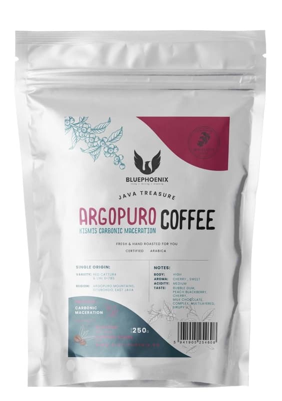 Specialty Coffee Arabica Argopuro Kismiss Carbonic Maceration fresh roasted