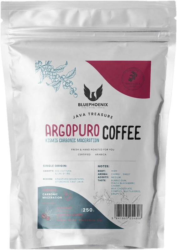 Specialty Coffee Arabica Argopuro Kismiss Carbonic Maceration fresh roasted