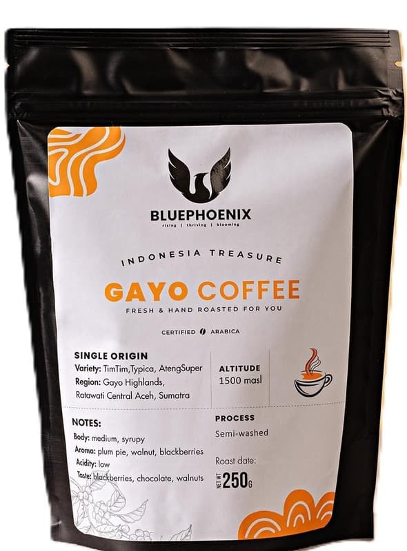 Coffee Arabica Gayo fresh roasted