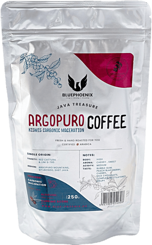 Specialty Coffee Arabica Java Blue Mountain Anaerob 250 g fresh roasted