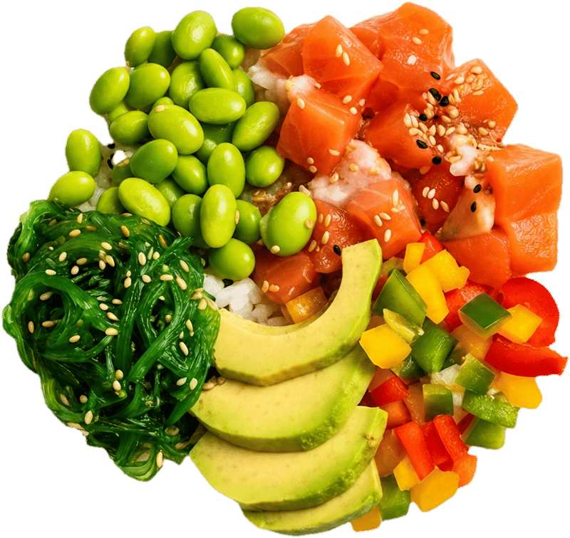 MY SUSHI Poke Bowl Salmon with avocado
