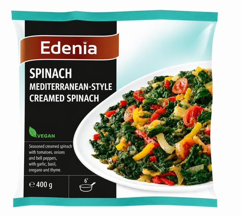 Edenia Spanac gatit in stil mediteranean