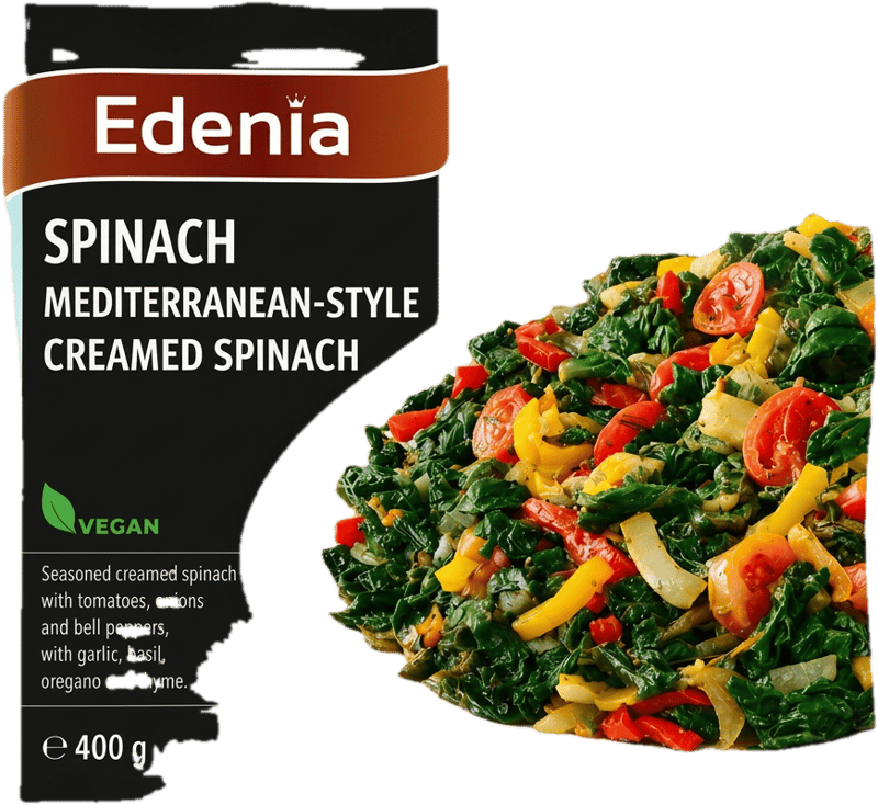 Edenia Spanac gatit in stil mediteranean