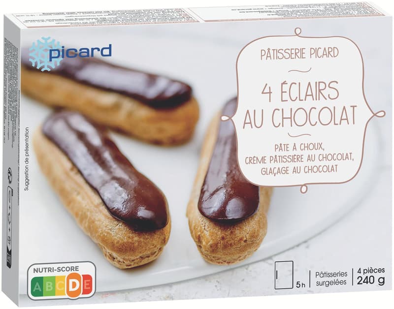 Picard Eclere cu ciocolata, 4 buc