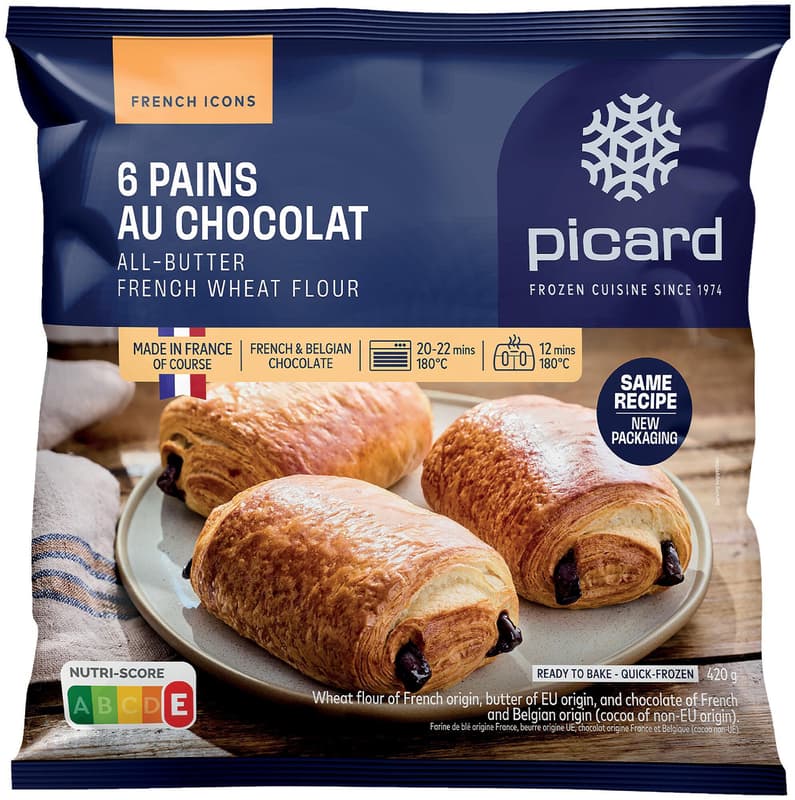 Picard Pains au chocolat, 6 buc