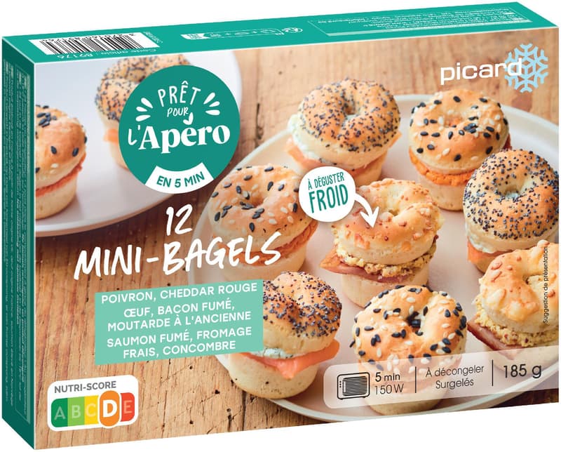Picard Mini bagels,12 buc