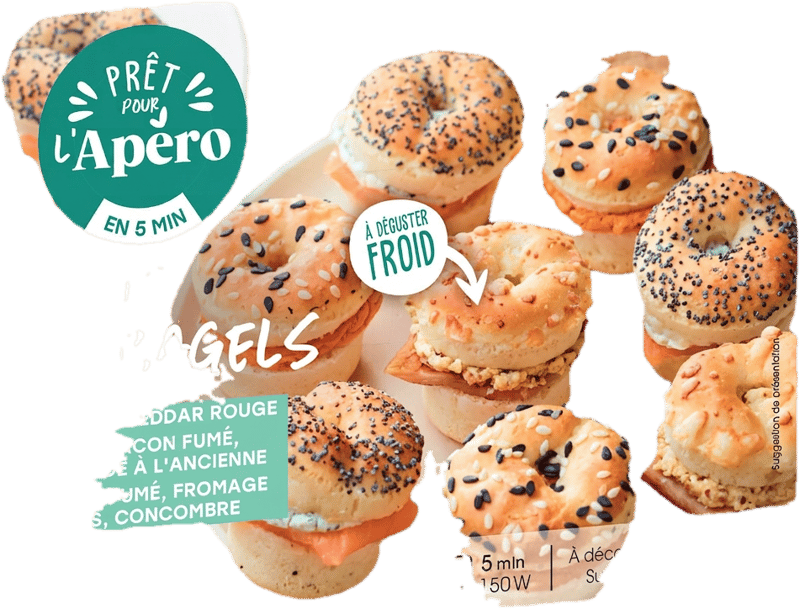 Picard Mini bagels,12 buc