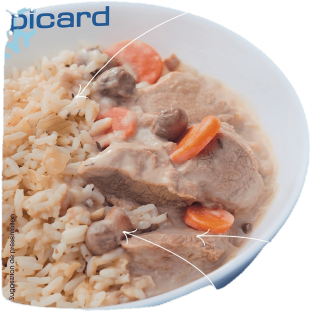Picard Blanquette de vitel cu smantana Isigny si orez