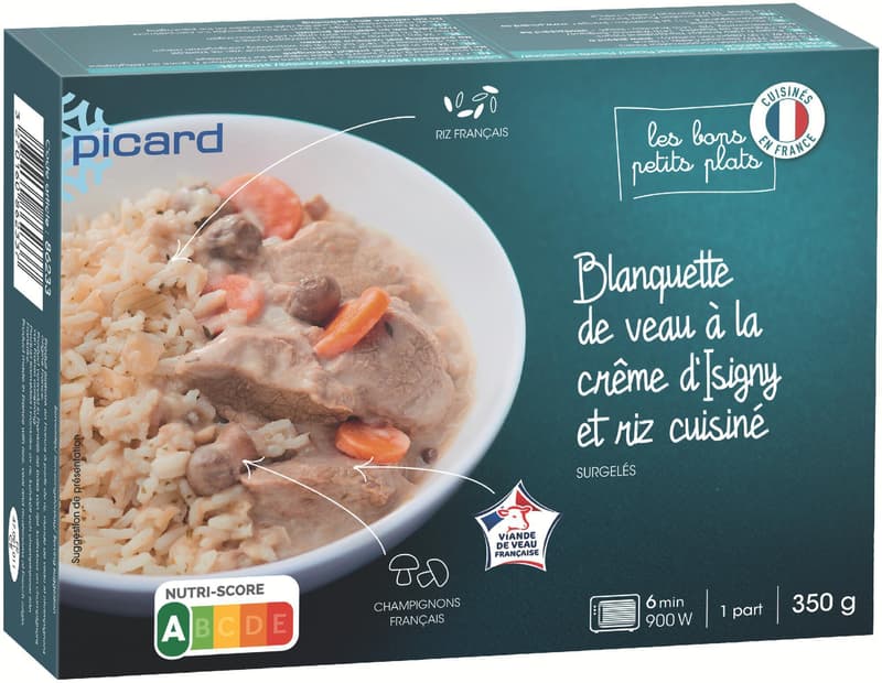 Picard Blanquette de vitel cu smantana Isigny si orez