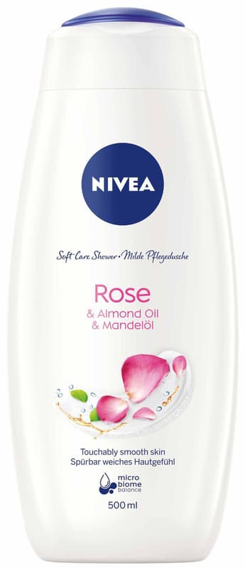 Nivea Gel de dus, rose & almond oil