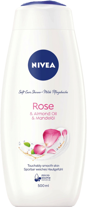 Nivea Gel de dus, rose & almond oil