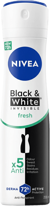 NIVEA Women Invisible Black & White Fresh Deodorant Spray