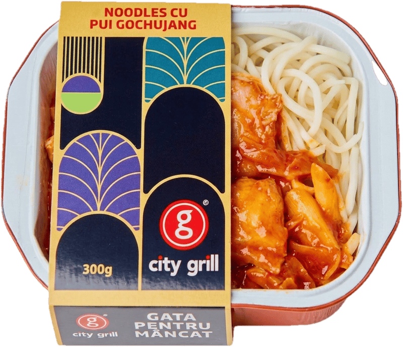 City Grill Noodles cu pui goghujang