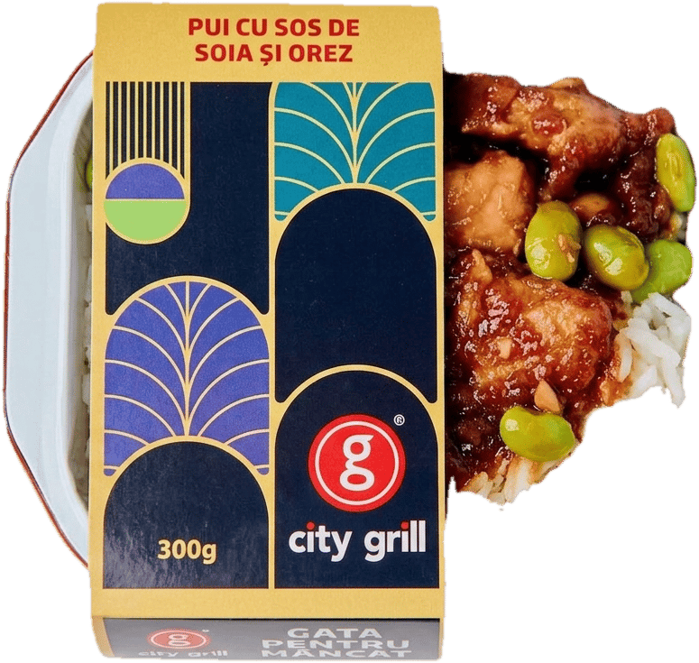 City Grill Pui cu sos de soia si orez