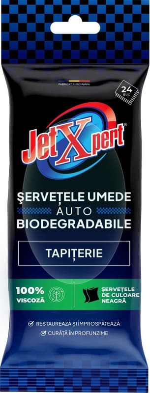 Jetxpert Servetele umede auto pentru tapiterie textila