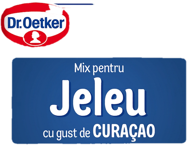 Dr. Oetker Mix pentru jeleu cu gust de curacao