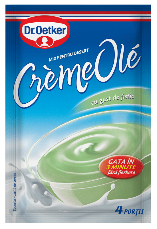 Dr. Oetker Creme Ole Mix pentru desert cu gust de fistic