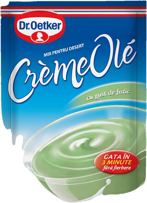Dr. Oetker Creme Ole Mix pentru desert cu gust de fistic