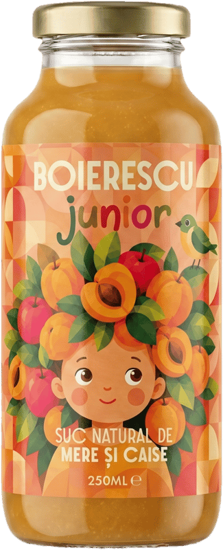 Boierescu Artizan Junior Suc natural de mere cu caise