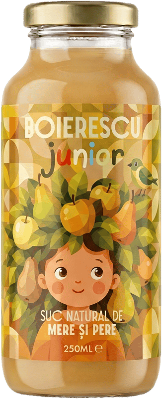 Boierescu Artizan Junior Suc natural de mere cu pere
