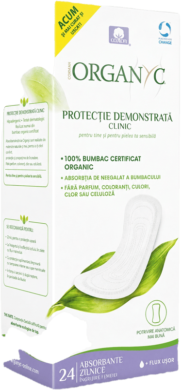 Organyc Absorbante zilnice din bumbac organic
