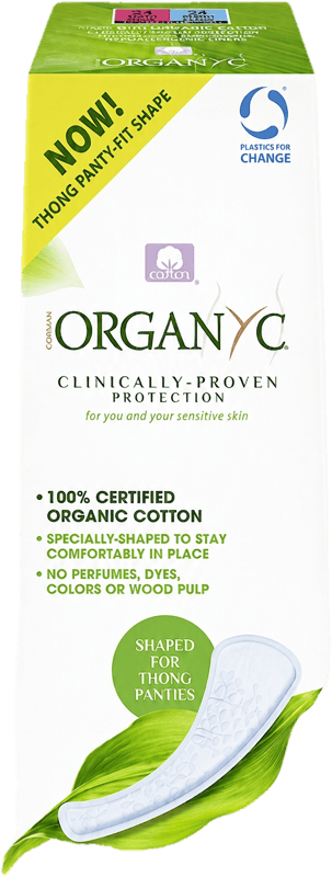Organyc Absorbante zilnice din bumbac organic pentru tanga