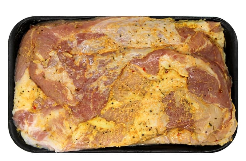 CARNE SI SARE Purcel rasfatat in mustar si bere