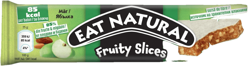 Eat Natural Baton de fructe cu mere si curmale