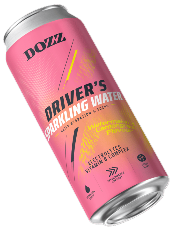 Dozz Driver's Sparkling Watermelon si Lemongrass Bautura carbogazoasa cu electroliti si vitamine