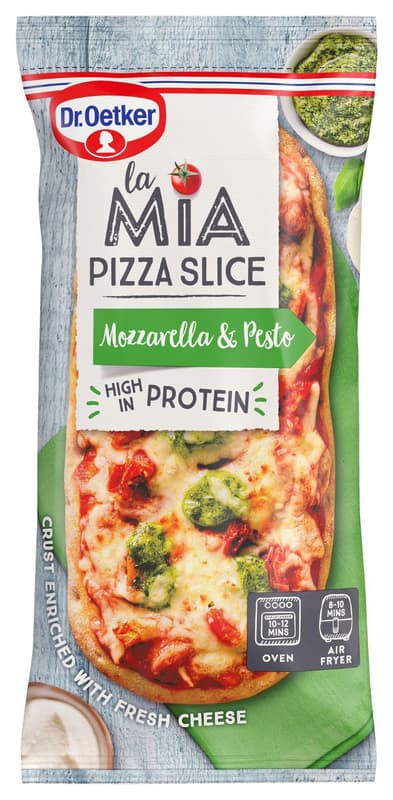 Dr. Oetker Pizza La Mia Slice Mozzarella&Pesto