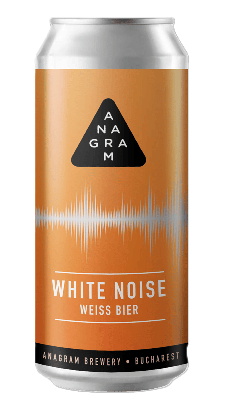 Anagram White Noise Unpasteurized Craft Beer Can