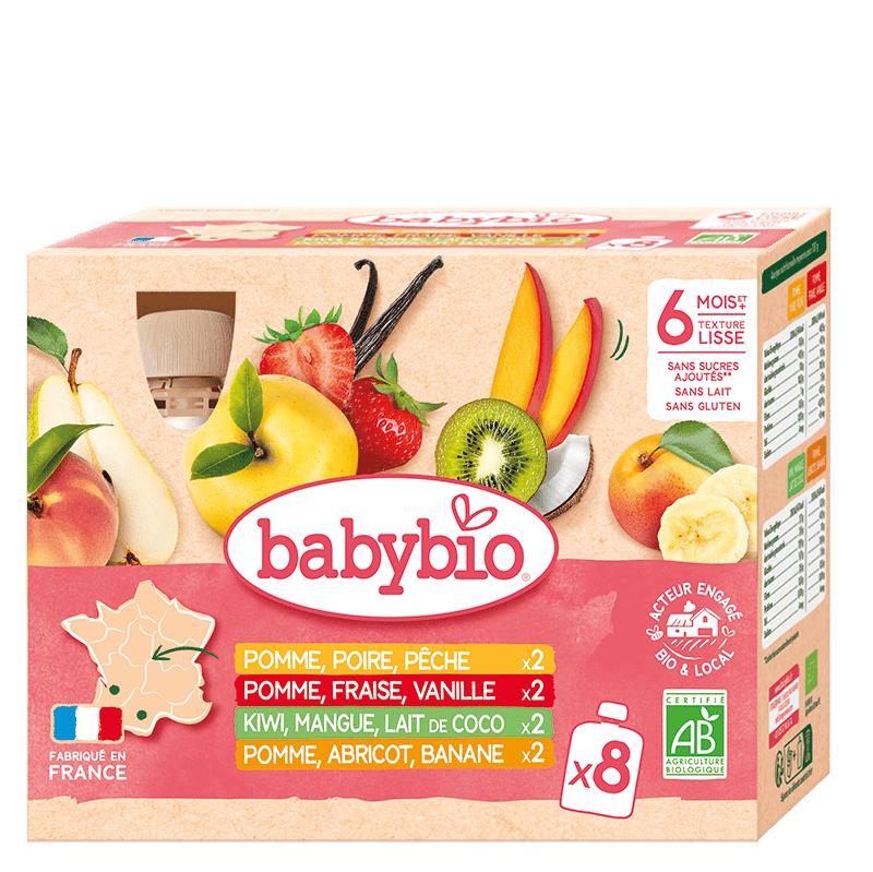 Babybio ECO Multipack Pouch de fructe