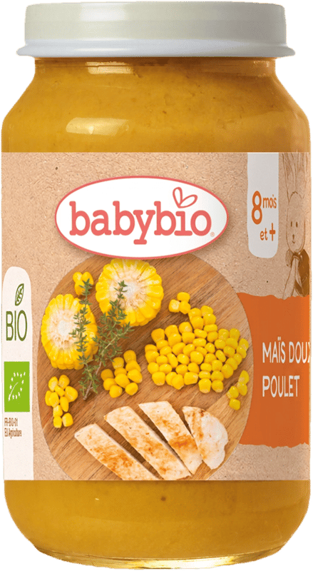 Babybio ECO Piure de porumb dulce si pui