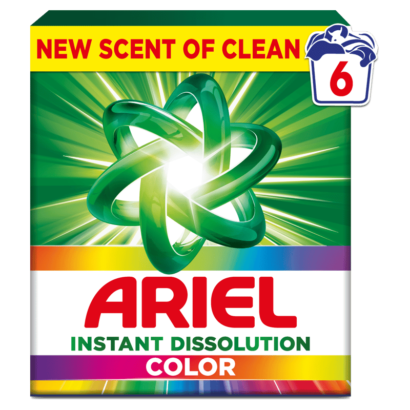 Ariel Color Powder Detergent, 6 washes